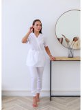 Костюм женский MedLine Оксана (тк.Стрейч,120), т.синий
