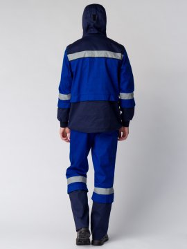 Костюм Антигнус-1 СОП (тк.Саржа,220) брюки, т.синий/васильковый