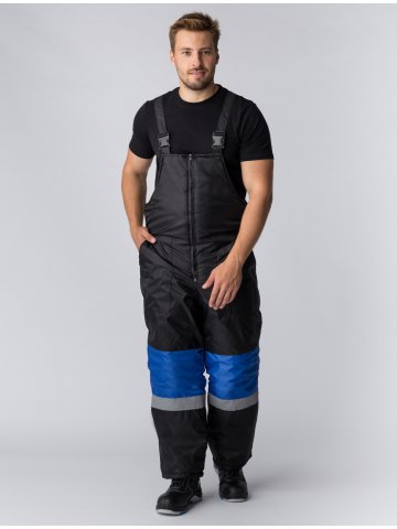 Костюм зимний Мегрес-2 СОП (тк.OxLine,90) п/к, васильковый/черный