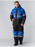Костюм зимний Мегрес-2 СОП (тк.OxLine,90) п/к, васильковый/черный