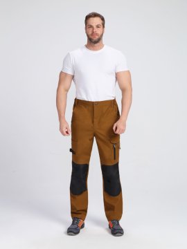 Брюки ProfLineSpecialist (тк.РипСтоп,240), коричневый/черный