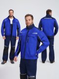 Куртка ProfLineSpecialist (тк.Смесовая,240), васильковый/т.синий