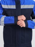Костюм Бриготек-2 СОП (тк.Смесовая,260) п/к, т.синий/васильковый