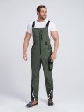 Костюм ProfLineLeader-2 (тк.Хлопок/Спандекс,260) п/к, хаки/черный