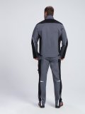 Костюм ProfLineLeader-2 (тк.Хлопок/Спандекс,260) п/к, серый/черный