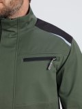 Костюм ProfLineLeader-1 (тк.Хлопок/Спандекс,260) брюки, хаки/черный