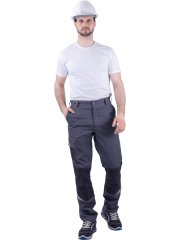 Брюки ТУРБО SAFETY летние, серый-т.серый