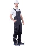 Полукомбинезон ТУРБО SAFETY летний, т.серый-черный