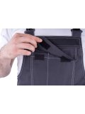 Полукомбинезон ТУРБО SAFETY летний, т.серый-черный
