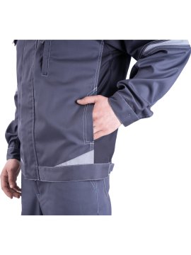 Куртка ТУРБО SAFETY летняя, серый-т.серый