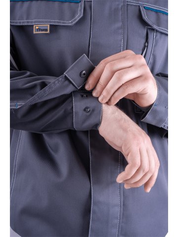Куртка ТУРБО SAFETY летняя, серый-т.серый