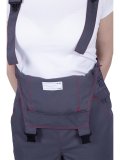 Полукомбинезон ХАЙ-ТЕК SAFETY летний, серый-красный, женский