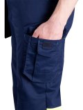 Полукомбинезон ACTIVE FLEX / АКТИВ ФЛЕКС летний, т.синий-флуоресцентный желтый