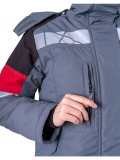 Куртка ХАЙ-ТЕК SAFETY зимняя, серый-красный-черный, женская