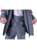 Куртка ХАЙ-ТЕК SAFETY зимняя, серый-красный-черный