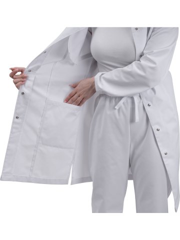 Халат АПРЕЛИЯ ХАССП, белый, нов арт. Хал 5134