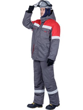 Костюм ЭлектроСтоп ТЕРМО зимний ЗЭТВ 62.5 кал/см2 ,(Куртка+брюки)