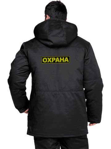 Шеврон ОХРАНА большой, 26*6,5 см
