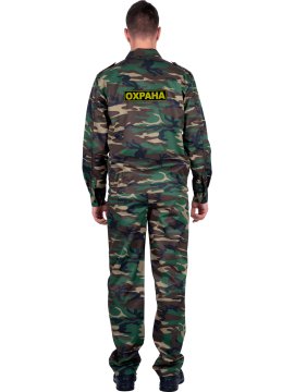 Шеврон ОХРАНА большой, 26*6,5 см