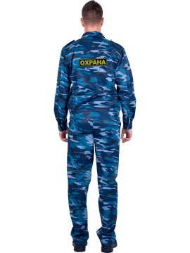 Шеврон ОХРАНА большой, 26*6,5 см