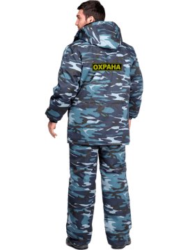 Шеврон ОХРАНА большой, 26*6,5 см