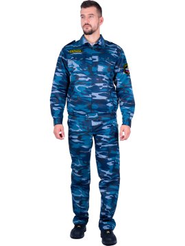 Шеврон ОХРАНА малый, 11,5*3 см
