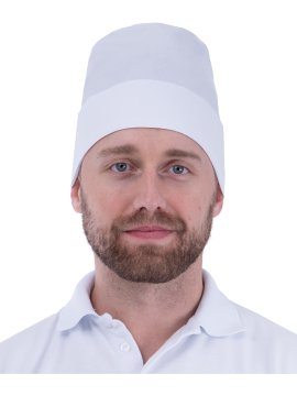 Шапочка ХИРУРГА Бязь, белая
