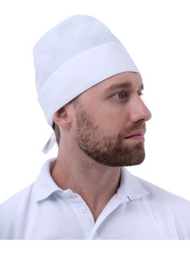 Шапочка ХИРУРГА Бязь, белая