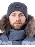 Шапка трикотажная двойная с утеплителем Тинсулейт®, цвет серый