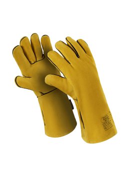 Краги ФЛАГМАН ФАЕРЛАЙТ (TG-691), спилок, интерлок/флис, нить Kevlar®, до 250°С, 380 мм