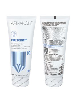 Крем СВЕТОВИТ от УФ-излучений диапазонов А В С (SPF30) 100 мл, (1358)