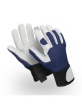 Перчатки ВИБЛОК (VG-572), полиэфир, кожа, VibraGel®, Velcro®, цвет сине-белый