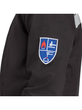 Костюм сварщика, к/бр, 3 кл. защиты, черный, 100% хб с ОП, мод.17-17111