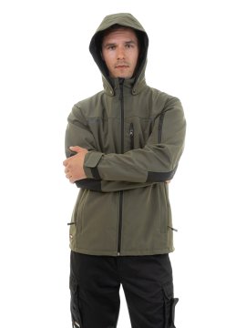Летняя куртка-софтшелл Brodeks KS 207, хаки