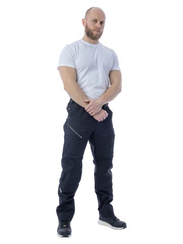 Летние брюки Brodeks KS 305, черный