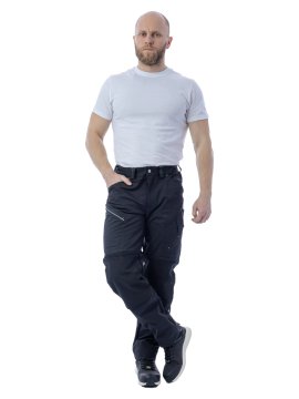 Летние брюки Brodeks KS 305, черный