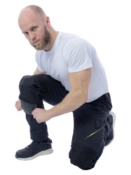 Летние брюки Brodeks KS 305, черный