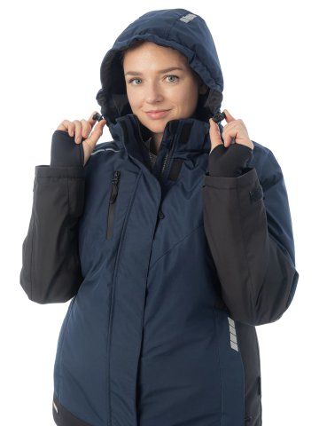 Женская зимняя куртка Brodeks KW 208, синий