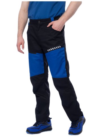 Летние брюки Brodeks KS 334, синий/черный