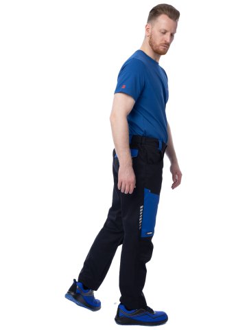 Летние брюки Brodeks KS 334, синий/черный