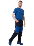 Летние брюки Brodeks KS 334, синий/черный