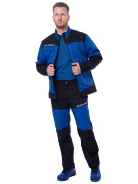 Летние брюки Brodeks KS 334, синий/черный
