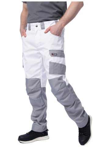 Летние брюки Brodeks KS 302, белый