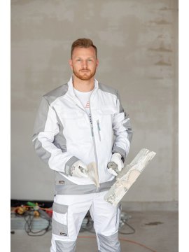 Летние брюки Brodeks KS 302, белый
