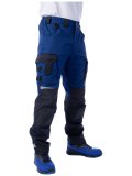 Летние брюки Brodeks KS 302, синий/черный