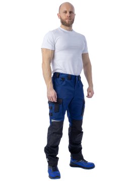 Летние брюки Brodeks KS 302, синий/черный