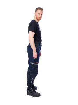 Брюки сварщика 1 класса Brodeks FS 38-01, синий/черный