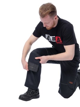 Брюки сварщика 2 класса Brodeks FS 38-02, черный