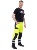 Летние сигнальные брюки Brodeks KS 313, желтый/черный