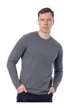 Лонгслив Brodeks KS731, серый
